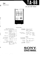 Sony TA-88 - Service Manual 
